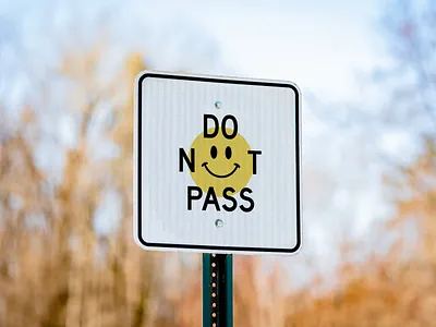 Intruder ツ animation design graphic design illustration motion design motion graphics road sign sign signage smile smiley