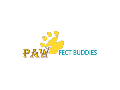 Pawfect Buddies Logo animals cat design dogs illustrator interaction interactive logo logo design petcare pets ui vector visual design