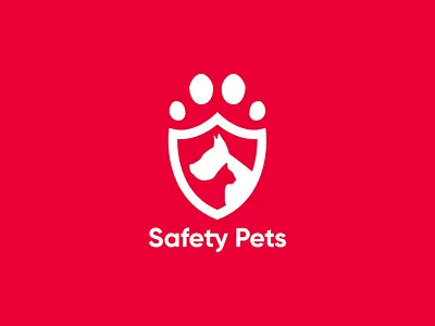 Safety Pets Logo behance branding cat logo creative logo design dog logo dribbble graphbia icon leg logo logo modern logo pet doctor pets health pets logo safety logo secure logo unique logo vector veterinary logo