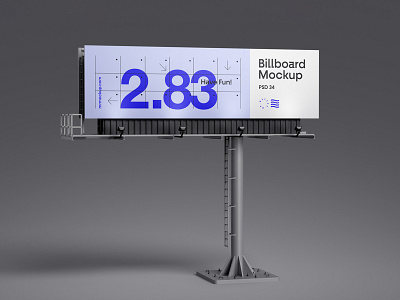 Billboard Mockups PSD Scenes ad billboard branding design download identity logo mockup mockups psd template typography