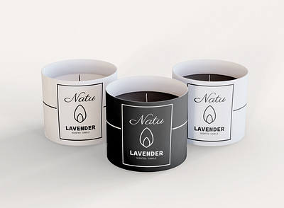 Weekly Warm-up | Packaging for a candle brand brand branding graphic design graphicdesign identity illustrator logo packaging vector