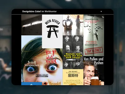 DESIGNBUERO-ZABEL.DE branding css design html minimal theme ui ux web webseite website wordpress