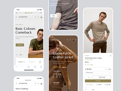 Durotan Shopify Store - Mobile Responsive ecommerce elementor envato fashion minimalist mobile shop shopify store theme ui website woocommerce