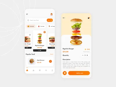 Food App Concept app app design app ui design design e commerce mobile design food ap ui food app food app ui design food delivery app design food mobile app design food order food order recipe app food ui food ui ux recipe app trending trendy food app ui ui design ux