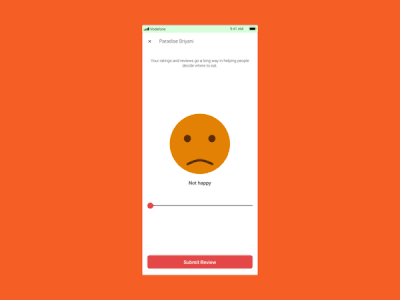 Interaction animation for customer feedback form animation motion graphics ui