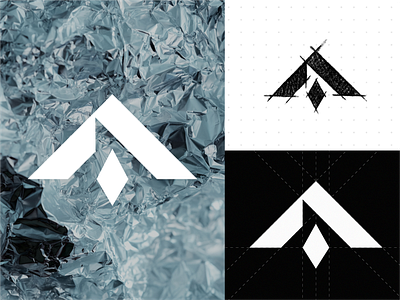 A + DIAMOND BRAND IDENTITY & LOGO DESIGN a letter abstract adobe brand brand and identity brand design brand identity branding branding and identity branding design design diamond graphic design illustration logo logo design logomark logotype mark minimal