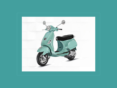 Scooter - Vector Art adobe illustrator art branding colors graphic design illustration mesh tool scooter vector