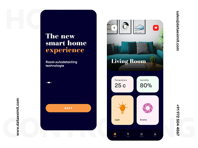 Home Controlling App Development app design app development branding graphic design home controlling app mobile app mobile app design mobile app ui smart home