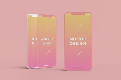 Phone Screen Mockup abstract clean device display laptop mac macbook mockup phone phone mockup presentation realistic simple smartphone theme ui ux web webpage website