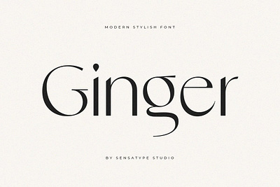 Ginger - Modern Stylish Font advertising branding classy display display font elegant fashion font fonts lettering logo magazine minimalist modern sans serif serif stylish typeface typography unique