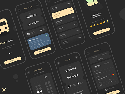 Bus Ticket Booking App Design app design bus booking bus ticket clean colors design dribbble dribbble best shot minimal mobile mobile app product travel app typography ui ui design uiux design ux ux design uxui
