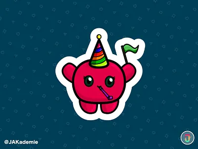 eve party cute cuteart cuteartstyle cuteartwork cuteillustration design funart funartwork illustration logo party partying