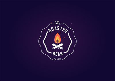 Day 6 - The Roasted Bean coffee company daily logo day 6 logo challenge roastedbean