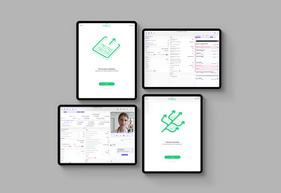 UI for a national healthcare system design digital design interface ui