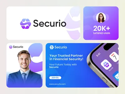 Securio - Fintech, Web3, Crypto, DeFi, Logo & Branding blockchain branding crypto cutting edge defi digital wallet dynamic finance fintech letter s logo logo logo design logo designer logo icon modern logo money securio transfer wallet web3 wallet