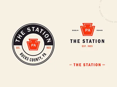 The Station Branding adobe illustrator brand design branding graphic design illustrator logo logo design typography vector