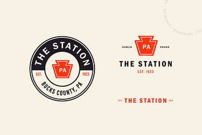 The Station Branding adobe illustrator brand design branding graphic design illustrator logo logo design typography vector