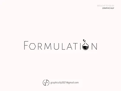 Formulation Word Logo design illustration logo