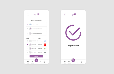 "OptiPay" online purchases. Screens #7-8 adobexd app app concept app design design mobile money paypal purchase uiux ux