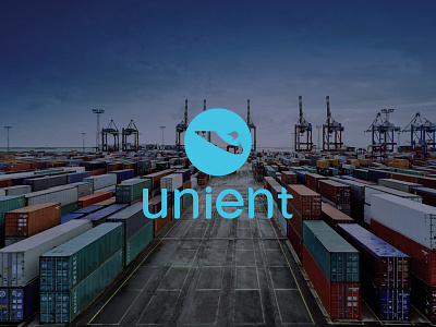 unient logistik bird desain logo logistik logo vektor