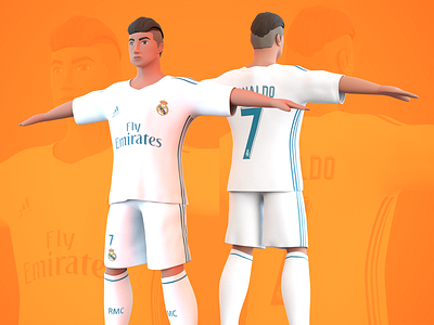 CR7 练习 3d c4d character