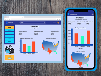 Analytics chart analytics chart app color design typography ui ux