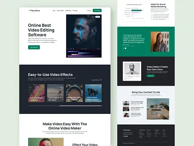 PlayMore - SaaS Website figma figma design landing page landing page design pricing saas design saas landing page saas website ui ui design ui ux ux ux design web design website website concept