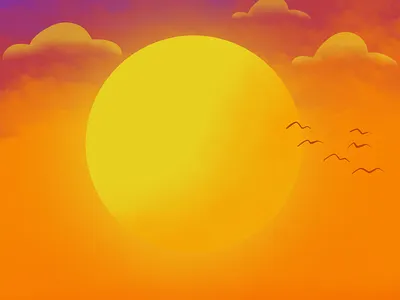 Sun illustration procreate summer sun sunset