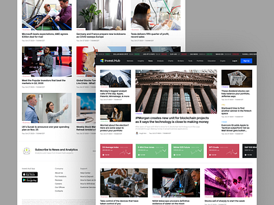 Investment Platform News Section Design banking binance crypto investing investments landing page loans loans brokers money mvp news page nft product page ronas it trade trading platform web design
