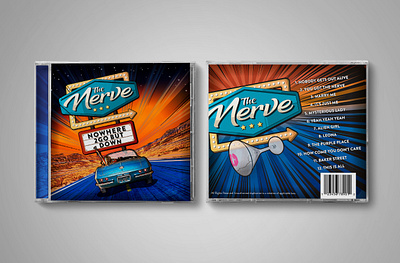 The Nerve CD Cover art direction cd cover design graphic design packaging design