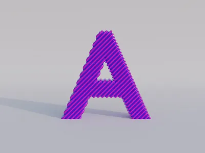 Typography - A 3d graphics typography