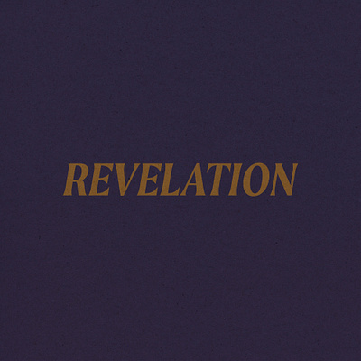 Revelation Main Title branding design graphic design illustrator typography vector