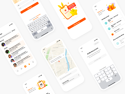 | mobile app | screens app design illustration ui ux