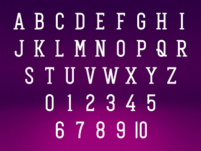 “Carta” Font alphabet font numbers numerals playing cards type design typeface