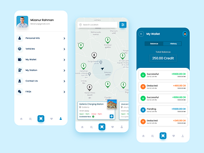 EV Charging App car charging car charging app charging app charging station charging station app creative design ev app ev charging ev charging app illustration trendy design ui ux design uidesign webdesign