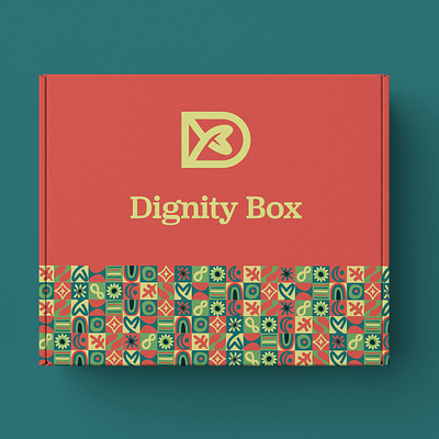 Dignity Box box brand development brand identity branding clean company logo graphic design high end illustration logo logo design packaging subscription box