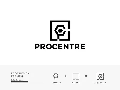 PROCENTRE Logo branding branding identity center centre design graphic design icon illustration letter logo pro vector