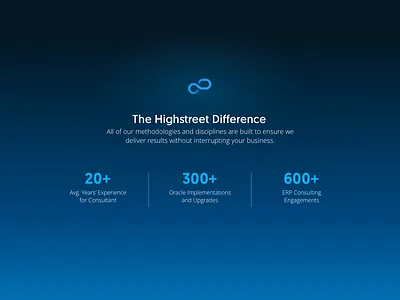 Highstreet IT Website Design brand design homepage it logo modern tech website