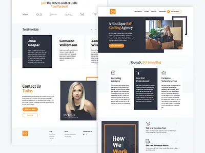 BE SAP Agency - CRO Landing Page figma google ads landing page ux