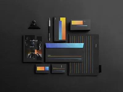 TOWA agent black branding color company concert design elegant event graphic design identity influencer logo management minimalist modern night representative show visual identity