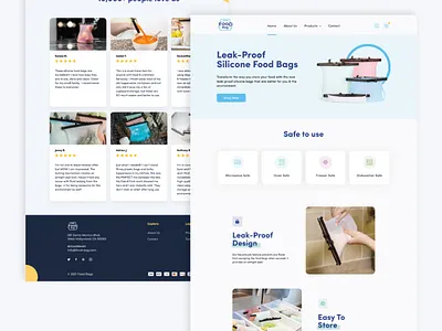 The Food Bag - Shopify Website Design ecommerce google ads shopify ux website