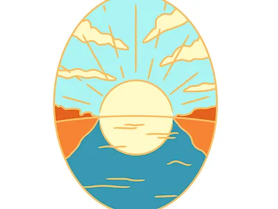 Sunrise austin branding design illustration logo sun sunrise texas vector