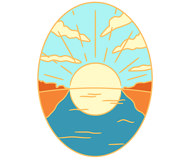 Sunrise austin branding design illustration logo sun sunrise texas vector