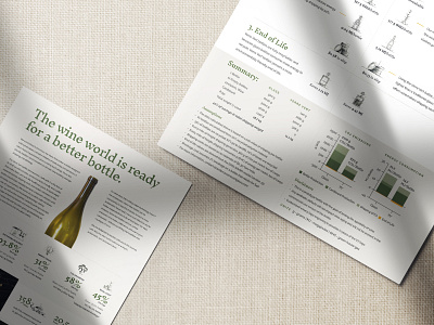 Verre Vert Print Brochure branding design graphic design illustration logo typography