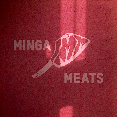 MINGA MEATS BRANDING 1/2 brand brand identity branding design graphic design illustration illustrator logo logodesign typography vector