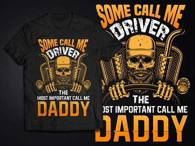 Trucker Daddy T-shirt christmas daddy gift daddy t shirt fathers day gift t shirt design truck driver trucker trucker daddy trucker shirts trucker tees