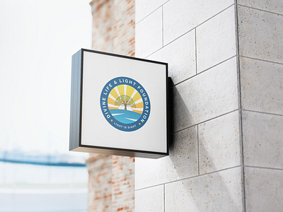 Wall Signage Emblem Logo Mockup brand design brand identity branding illustration logo logo design photoshop religious signage