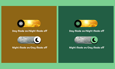 On/Off switch to change light themes