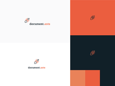 Document ants branding design illustration logo logo ant logo in trends logo with ant logo2021 logo in trend logo wave orange logo ui ux vector