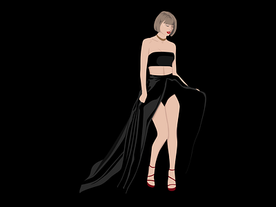 Vector illustration adobe adobeillustrator art dress fashion grammys graphic design illustration logo swift taylorswift ui vector